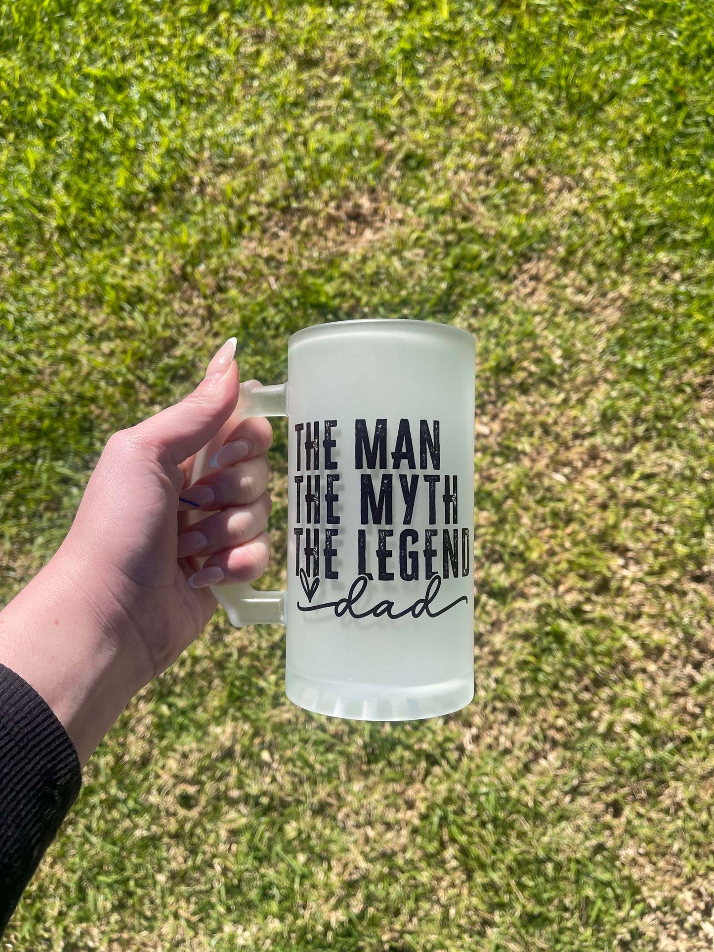 The Man Frosted Beer Stein