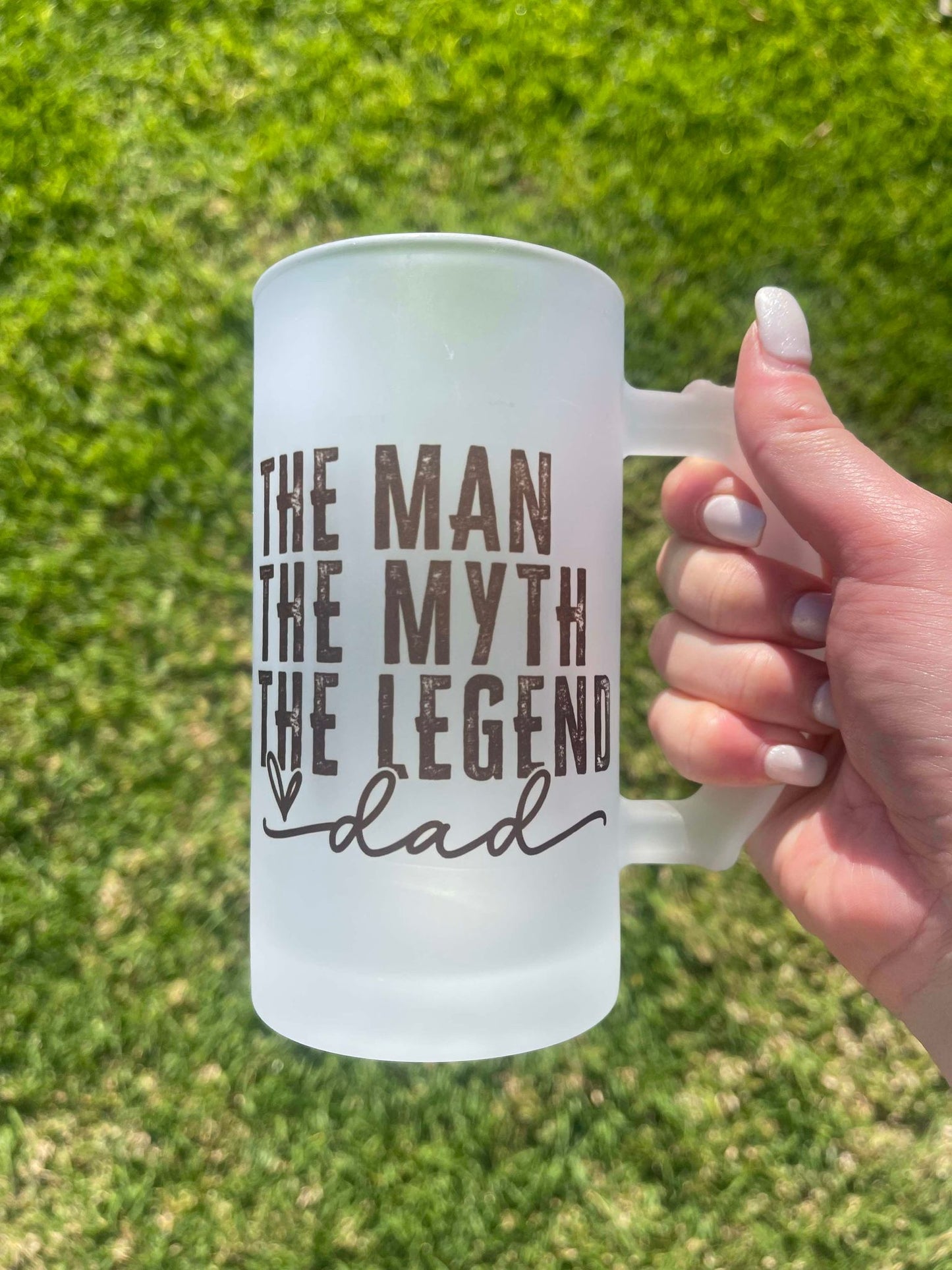 The Man Frosted Beer Stein