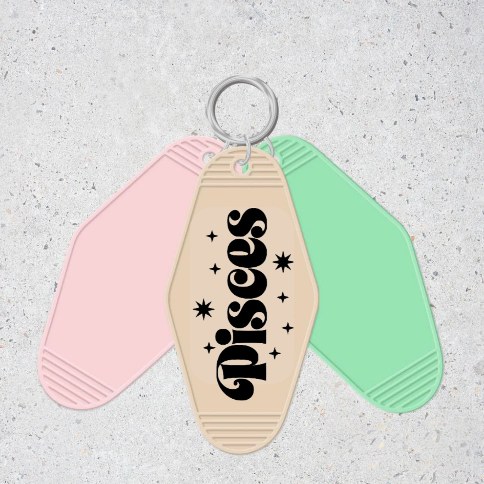 Pisces- Motel Keychain
