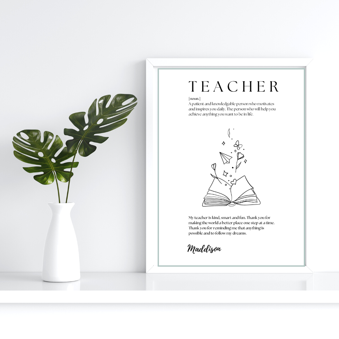Teacher Definition Print