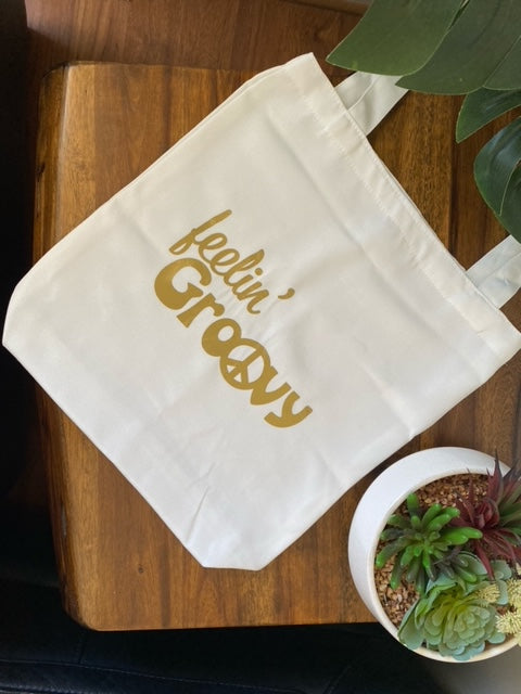 Feelin' Groovy - tote bag