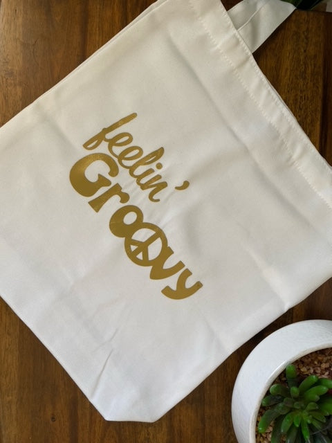 Feelin' Groovy - tote bag