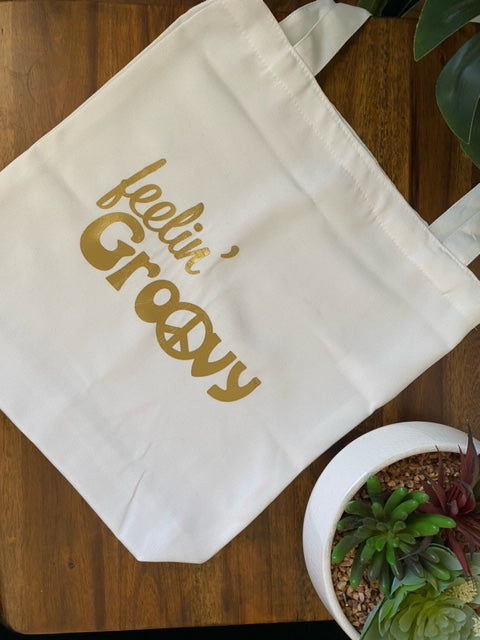 Feelin' Groovy - tote bag