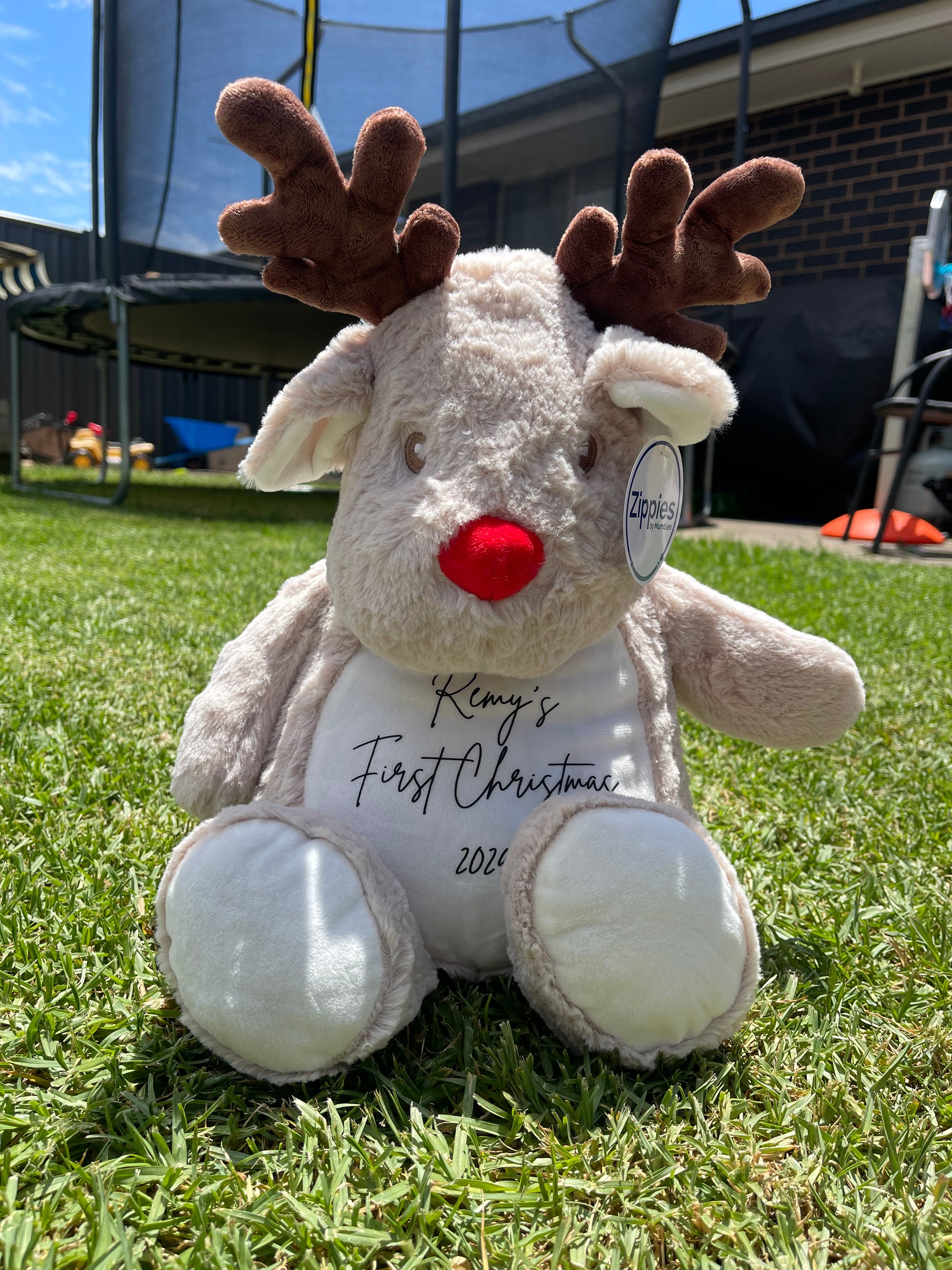 Personalised Plush Reindeer