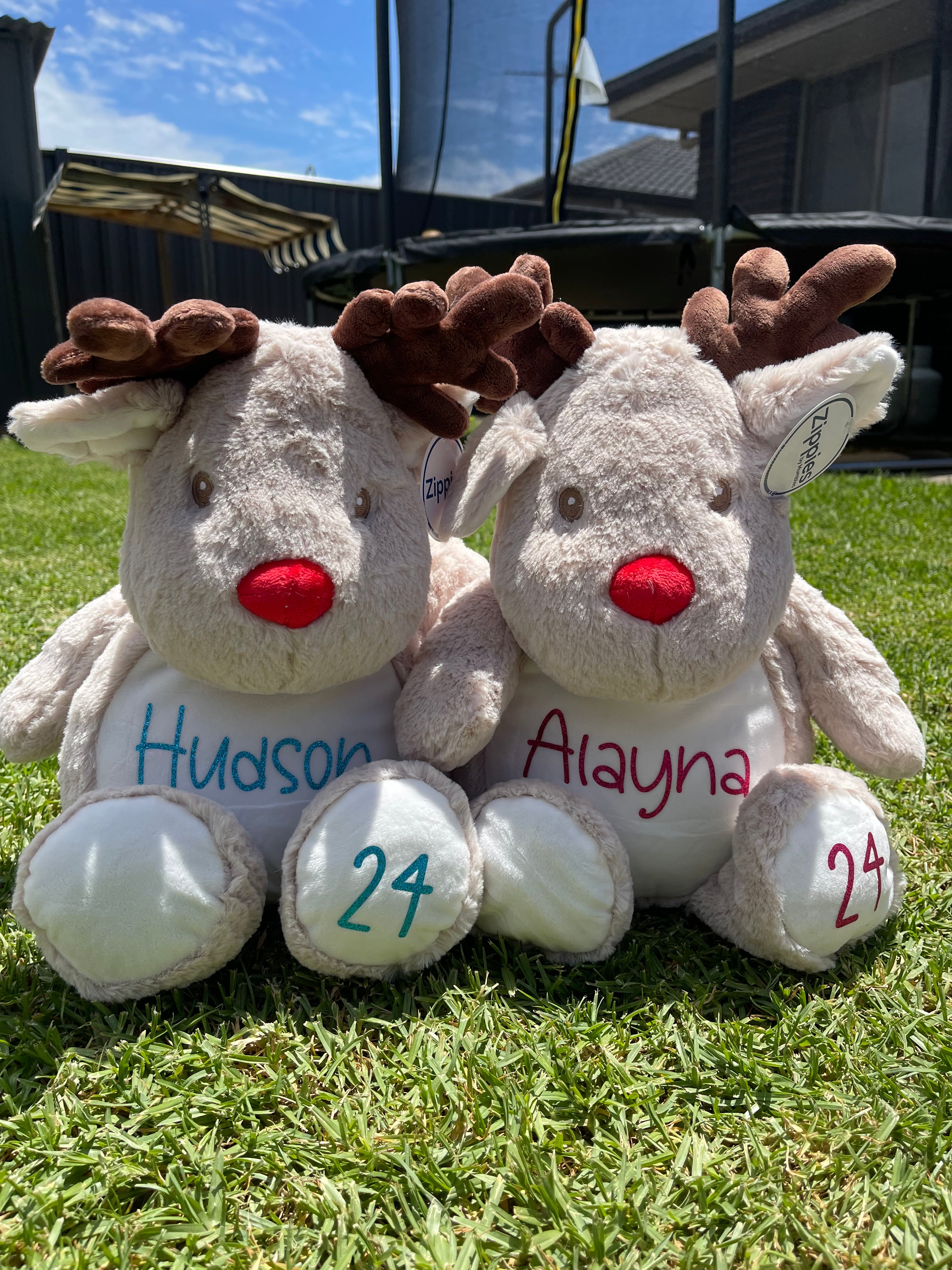Personalised Plush Reindeer