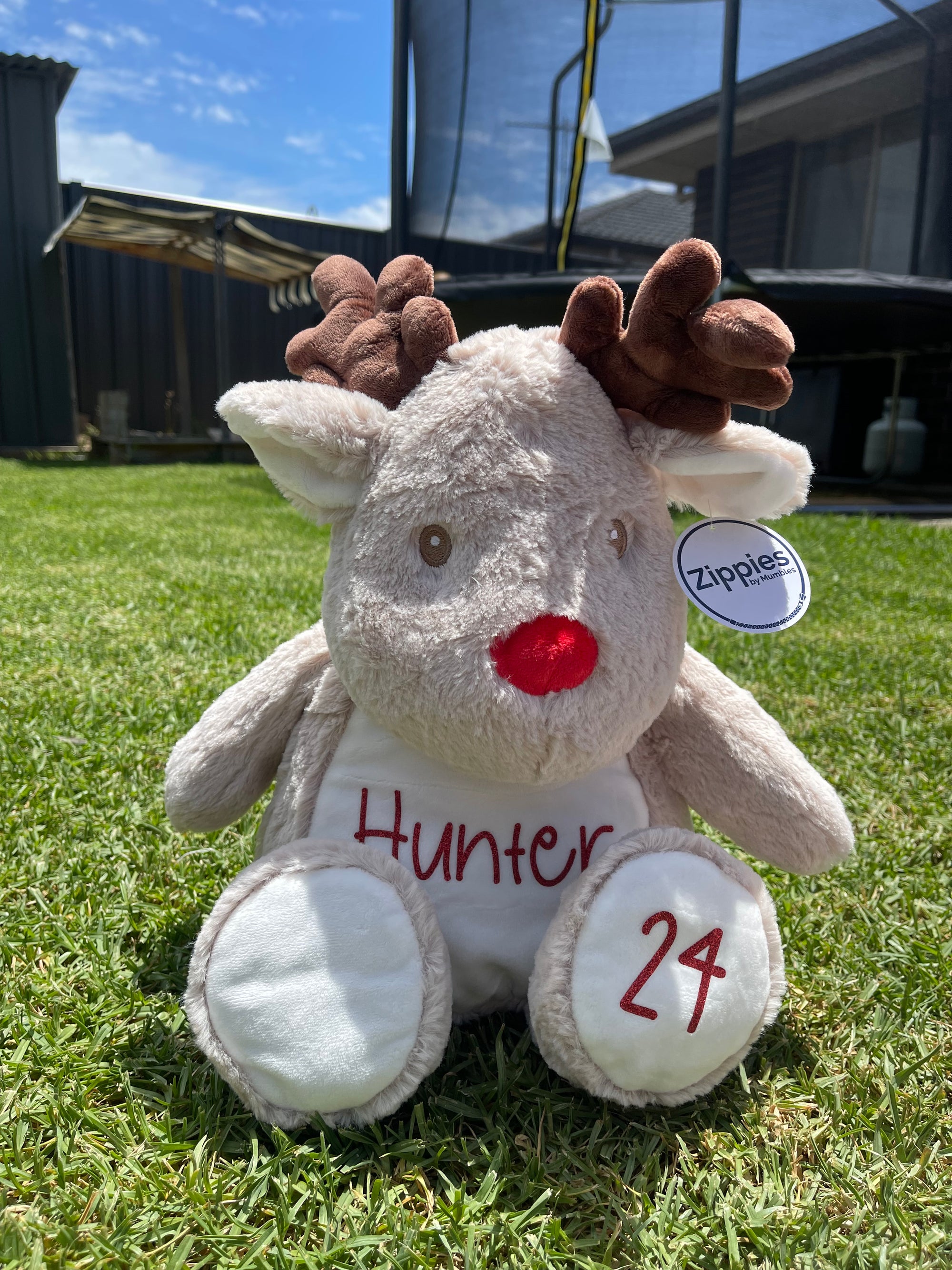 Personalised Plush Reindeer