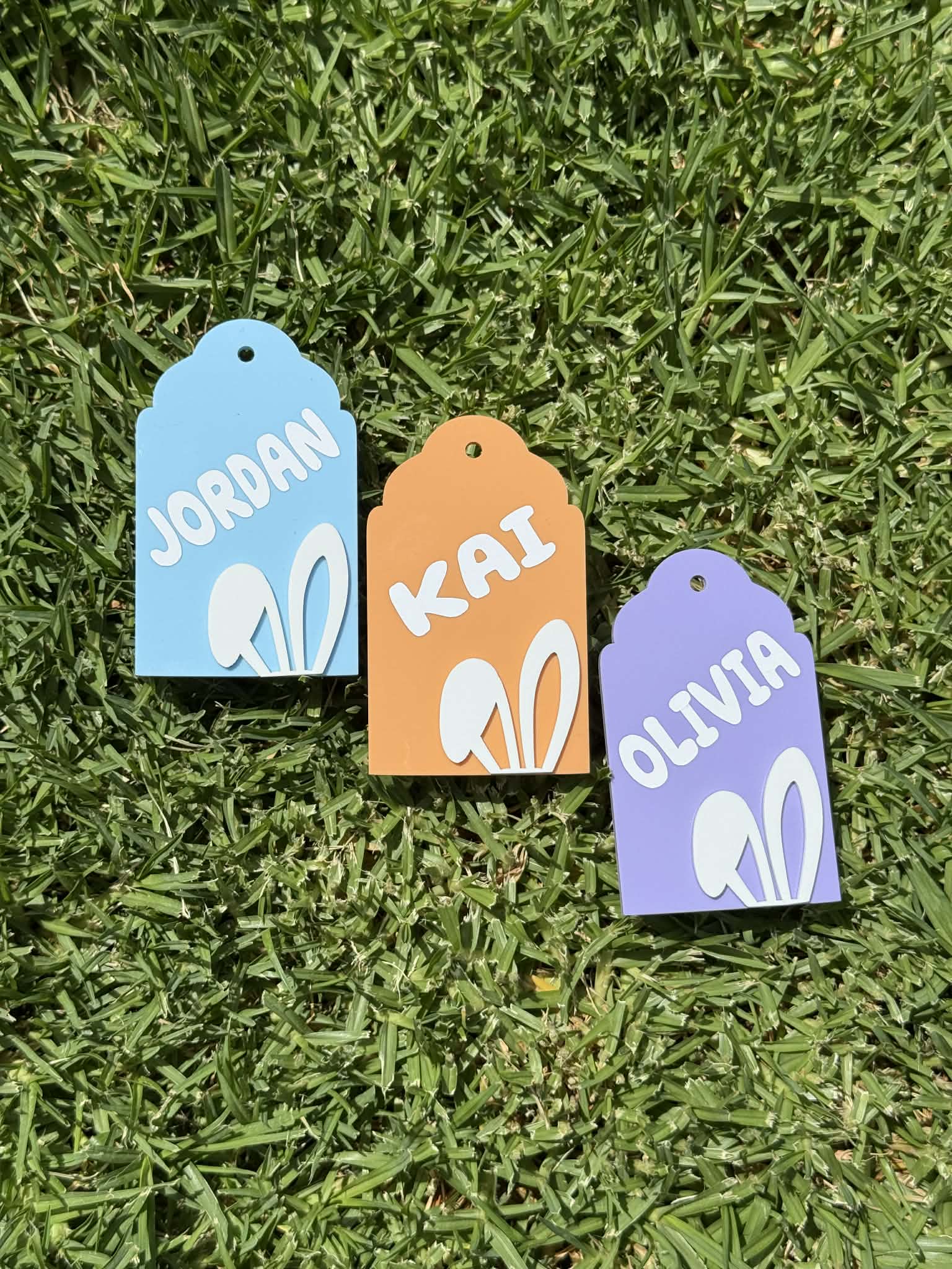 Personalised Easter Bunny Tag