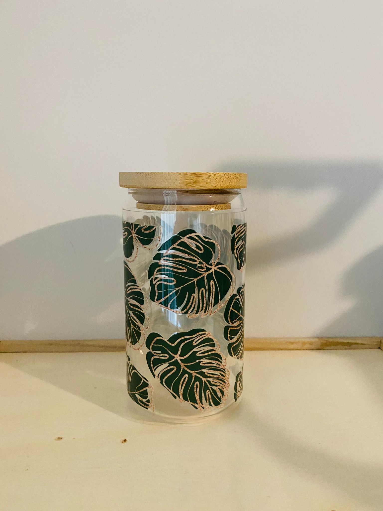 Monstera Libbey Glass