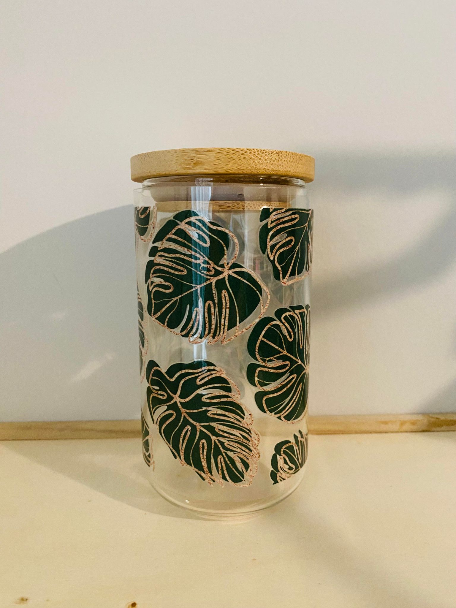 Monstera Libbey Glass
