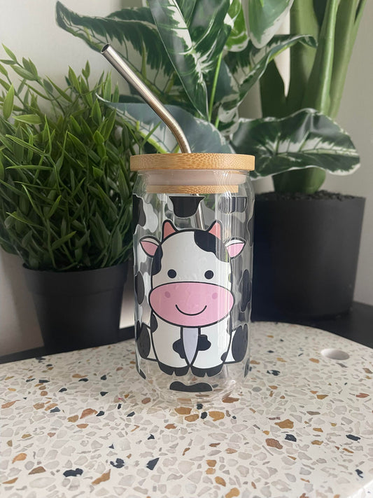 Cow Print Libbey Glass