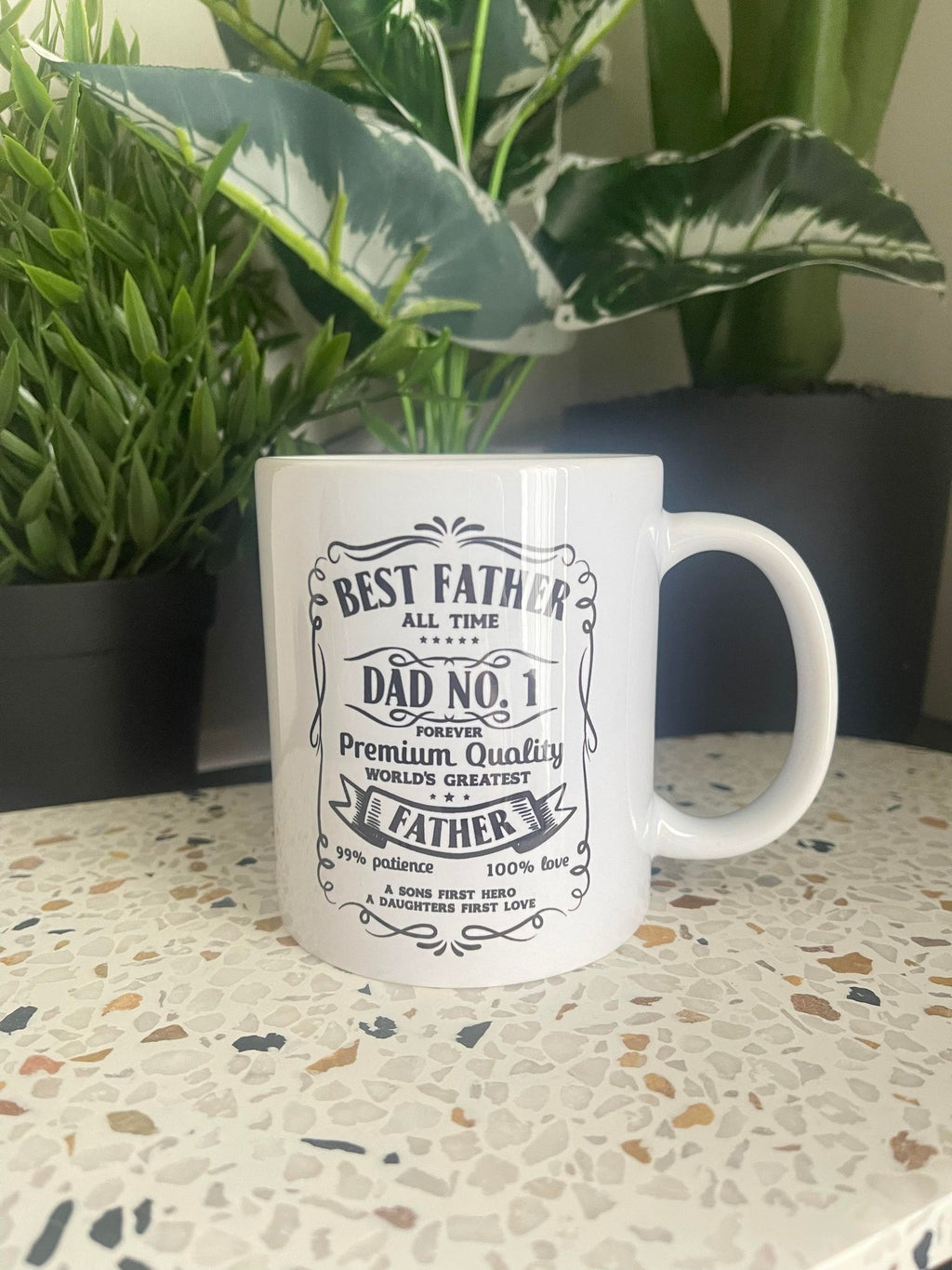Number 1 Dad Coffee Cup