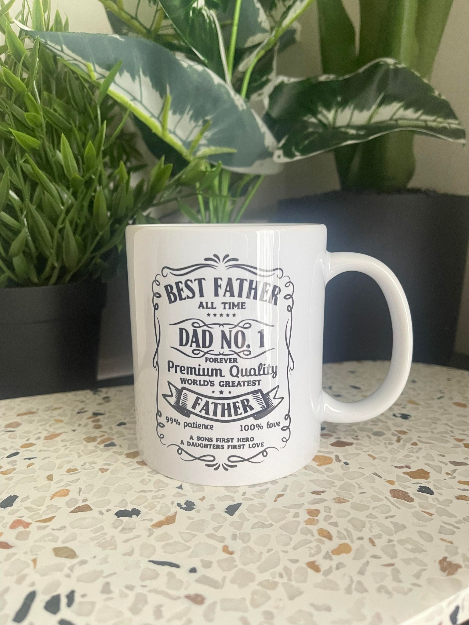 Number 1 Dad Coffee Cup