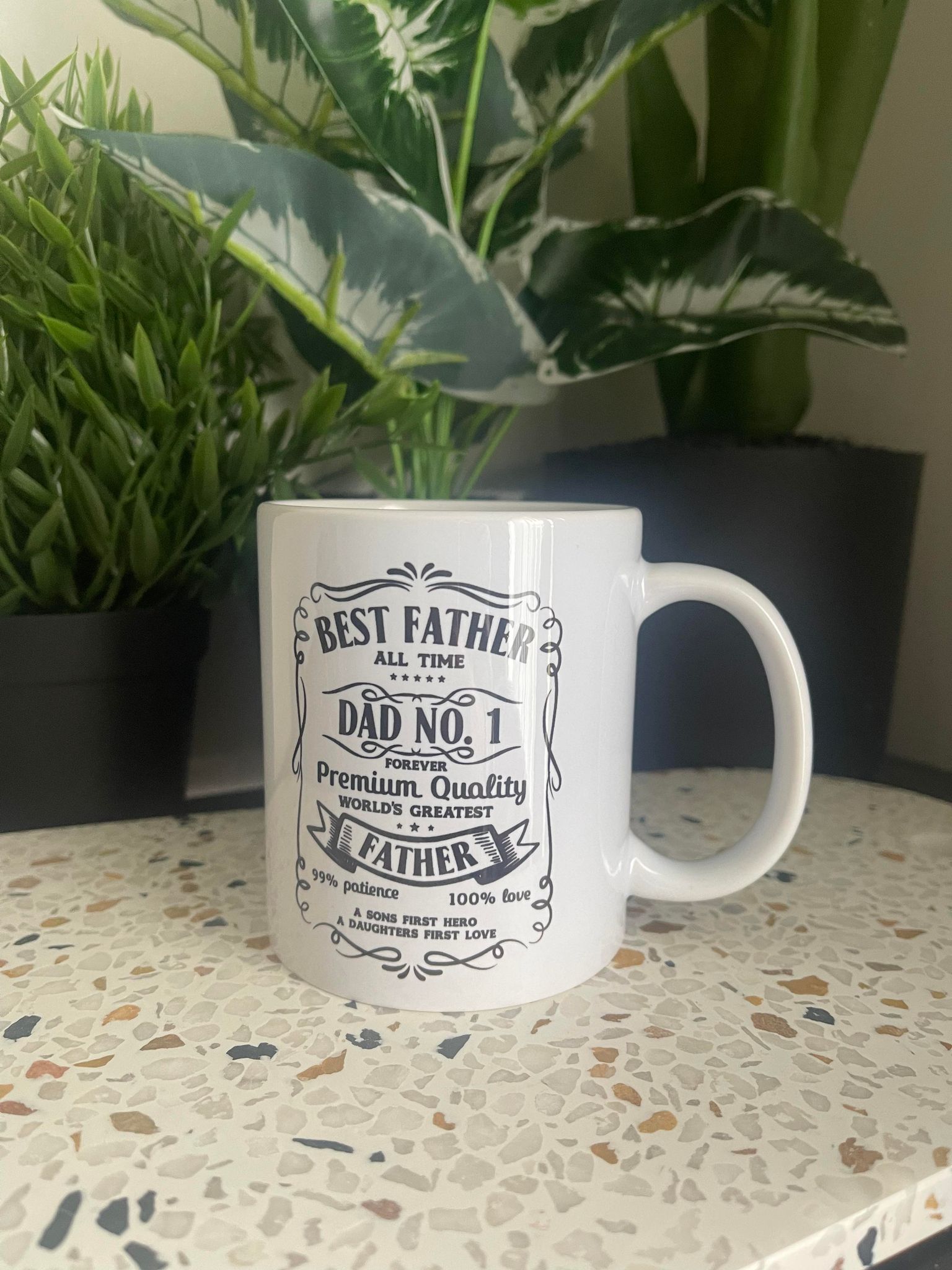 Number 1 Dad Coffee Cup