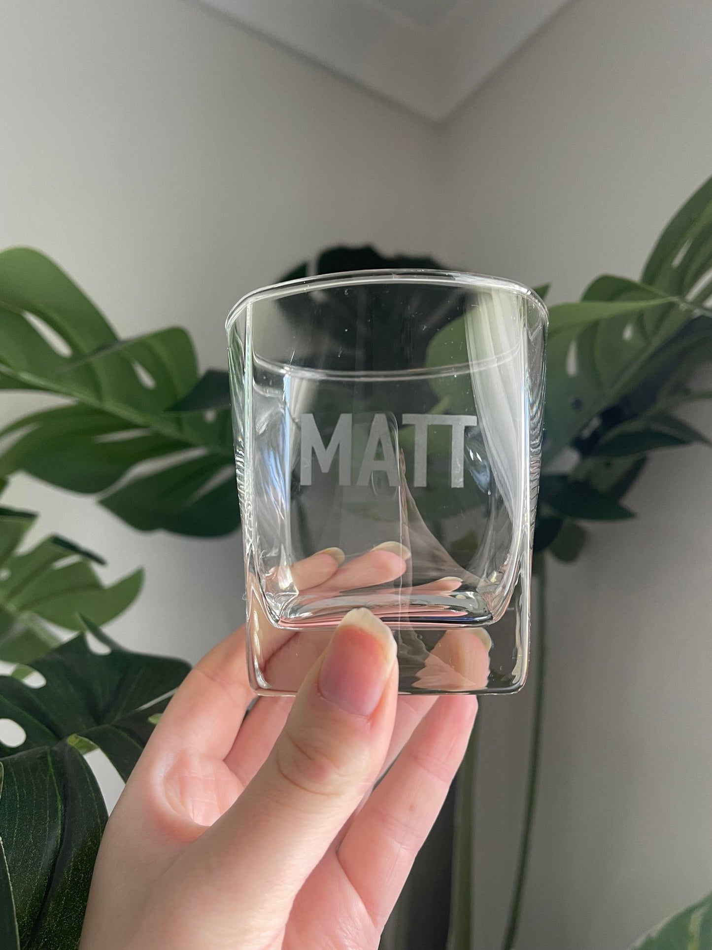 Personalised Whiskey Glass