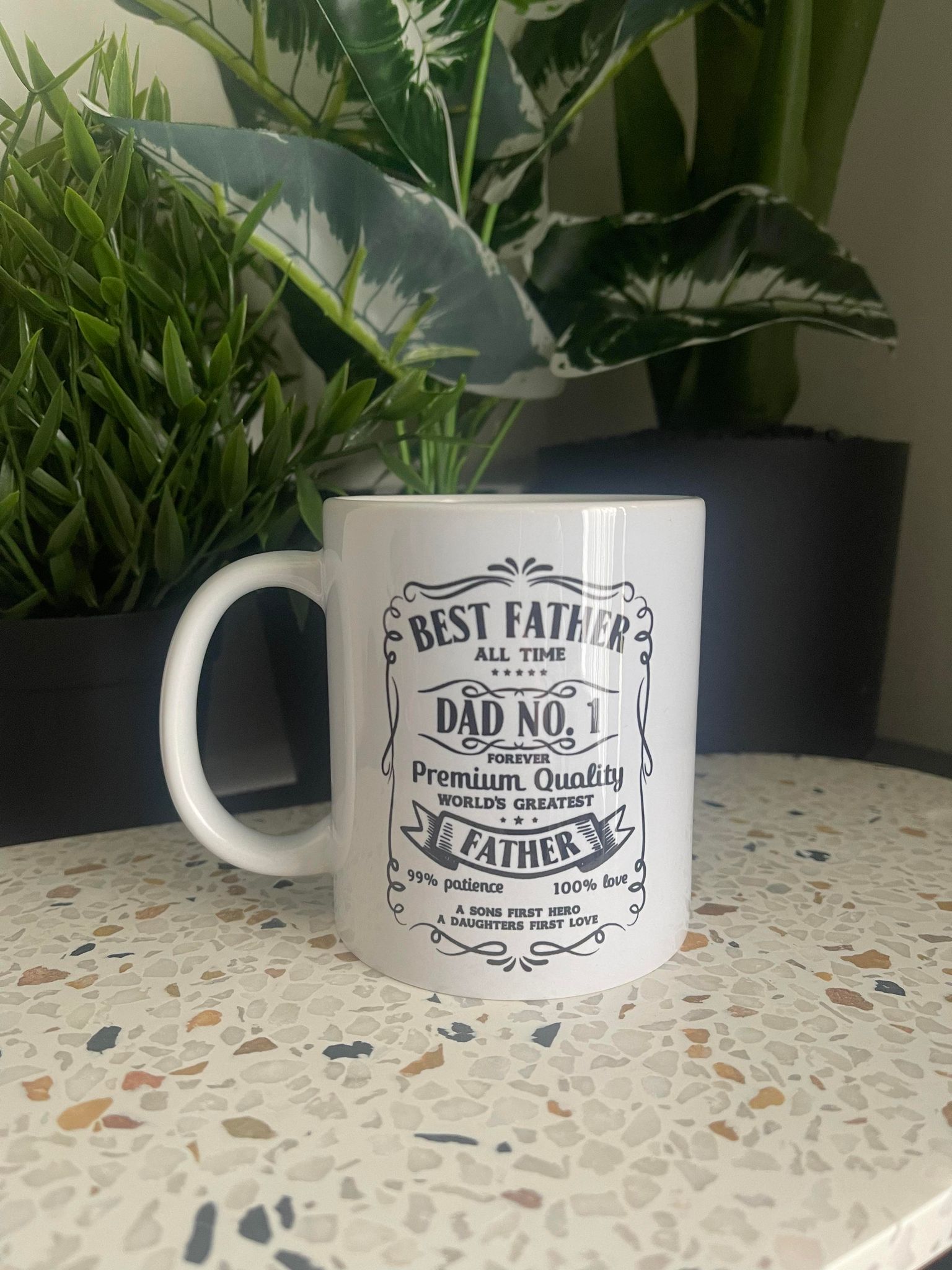 Number 1 Dad Coffee Cup
