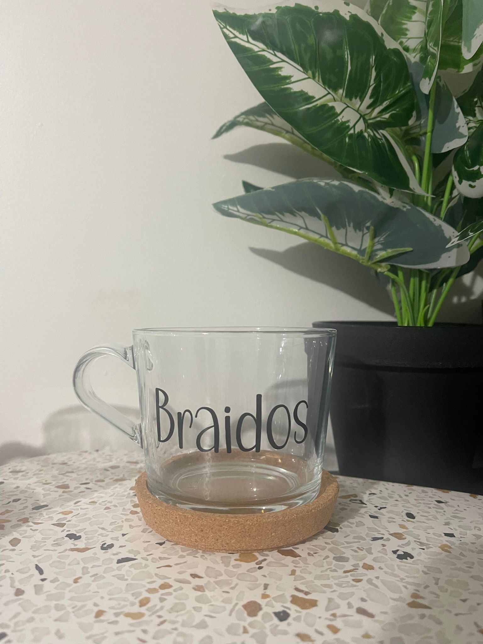 Personalised Glass Mug