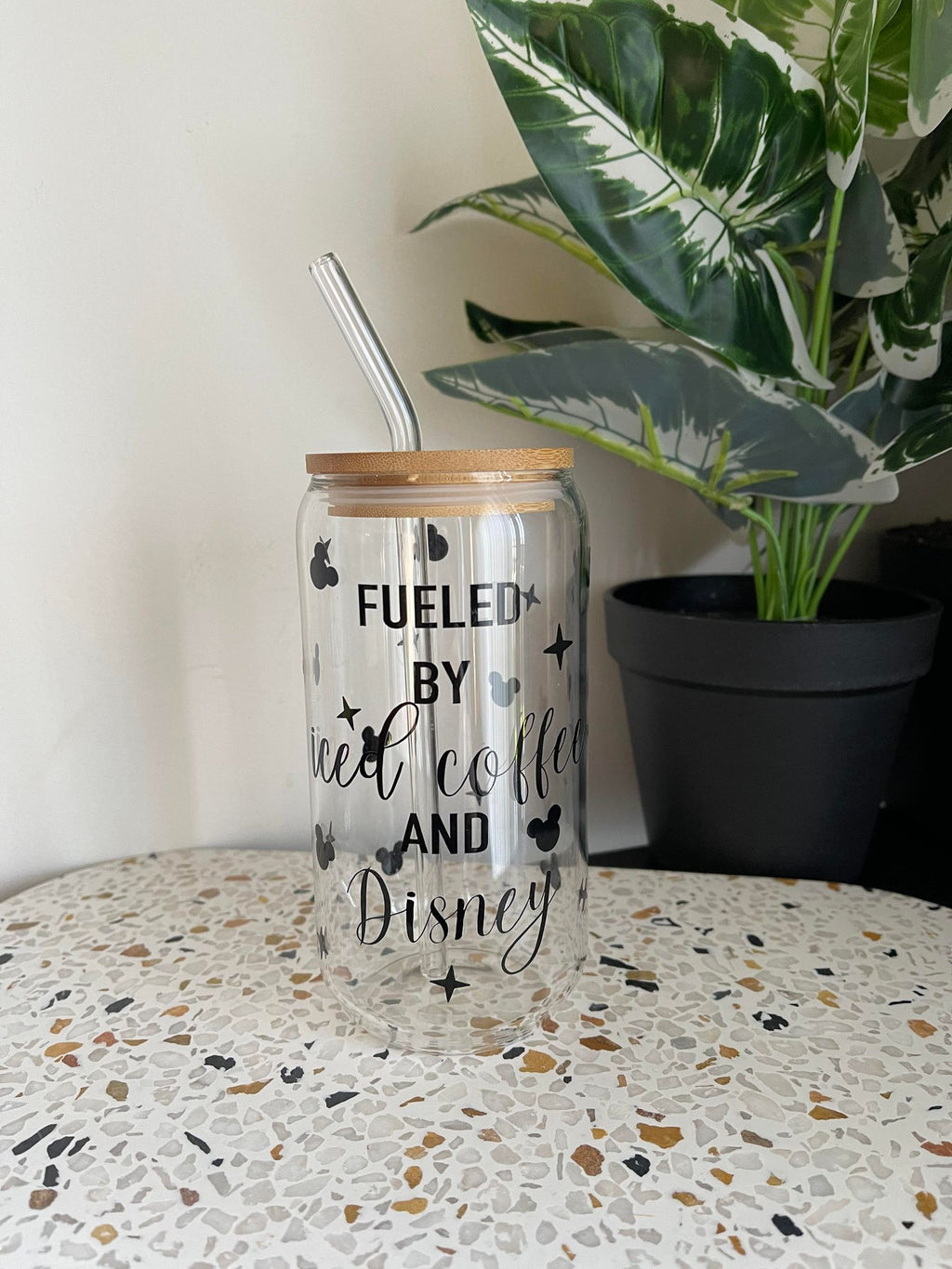 Fueled By Iced Coffee And Disney Libbey Glass