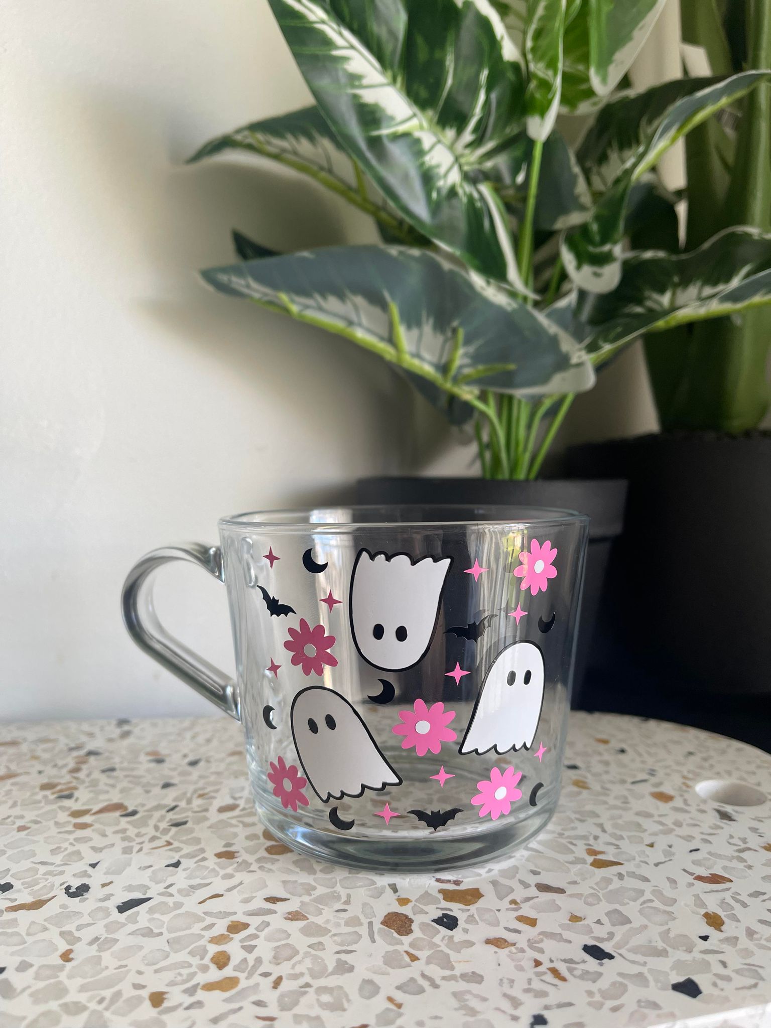 Cute Ghost Glass Mug