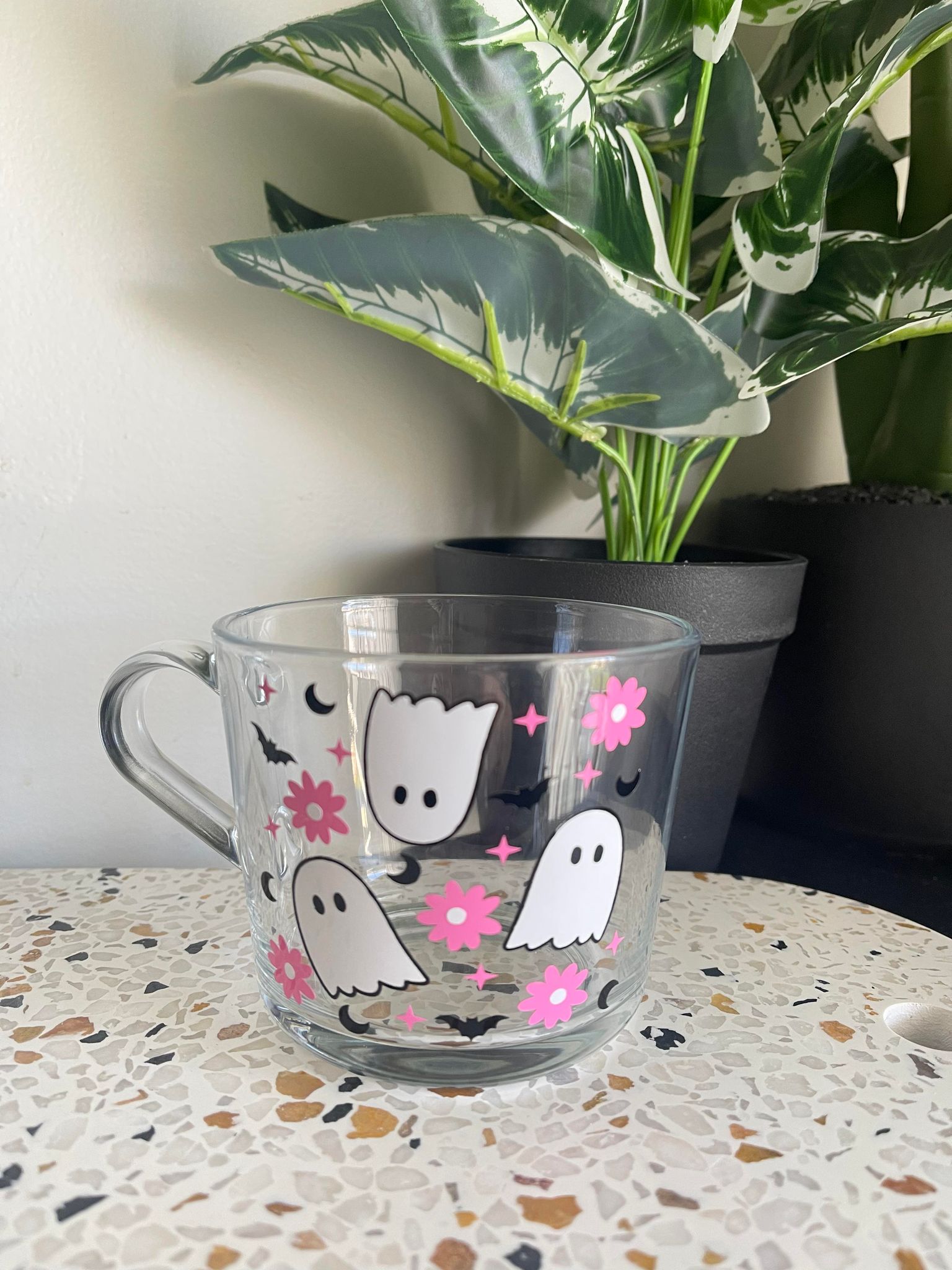 Cute Ghost Glass Mug