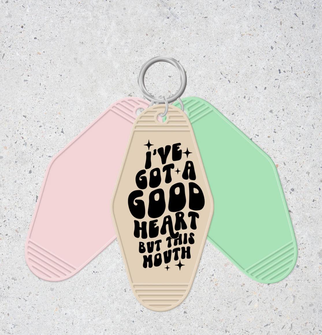 I've got a good heart - Motel Keychain