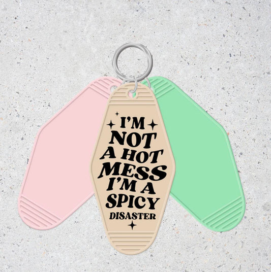 Spicy Disaster - Motel Keychain