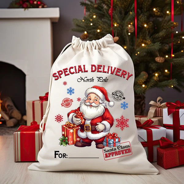 Personalised Christmas Sack- Santa