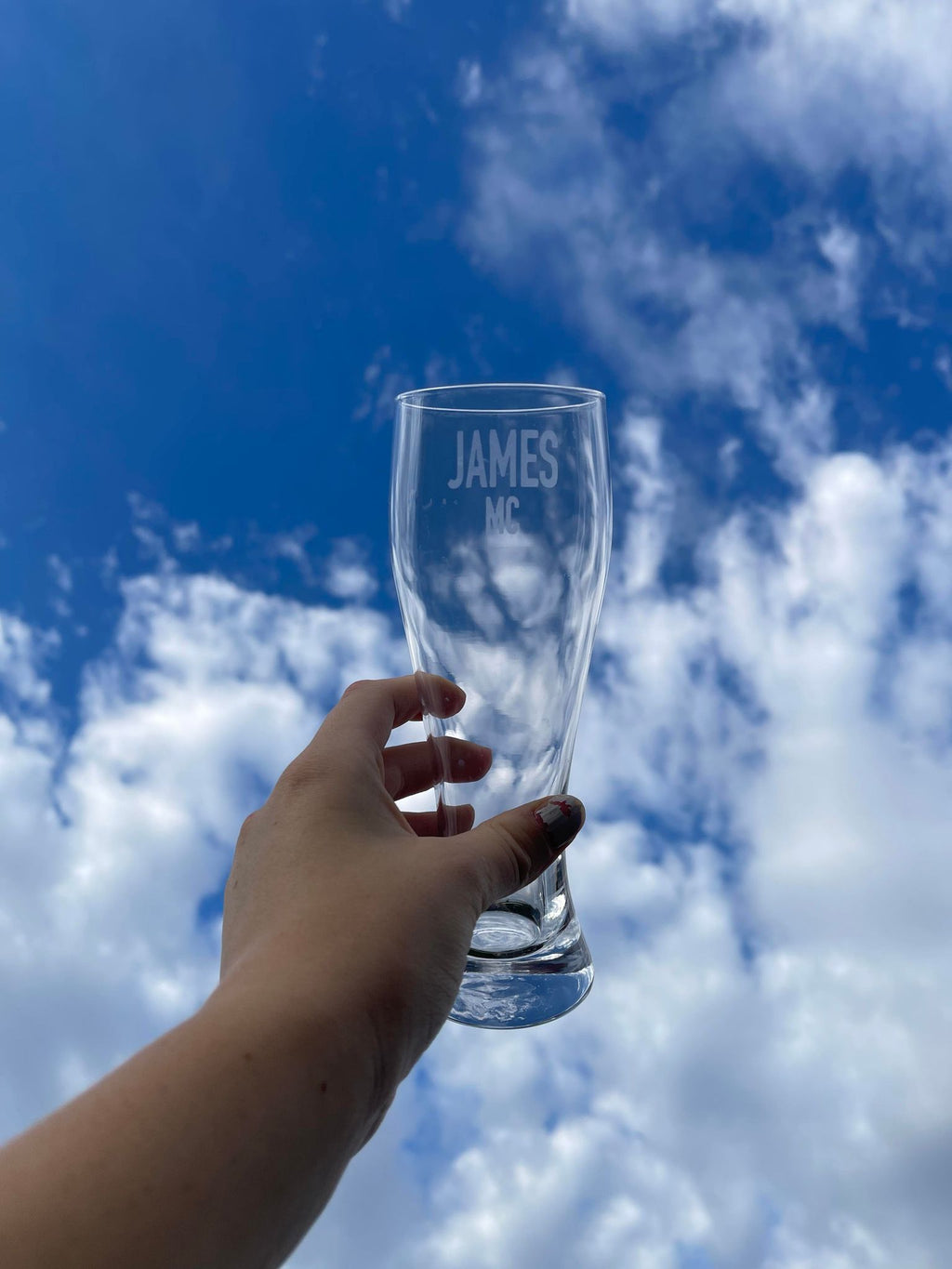Personalised Beer Glass