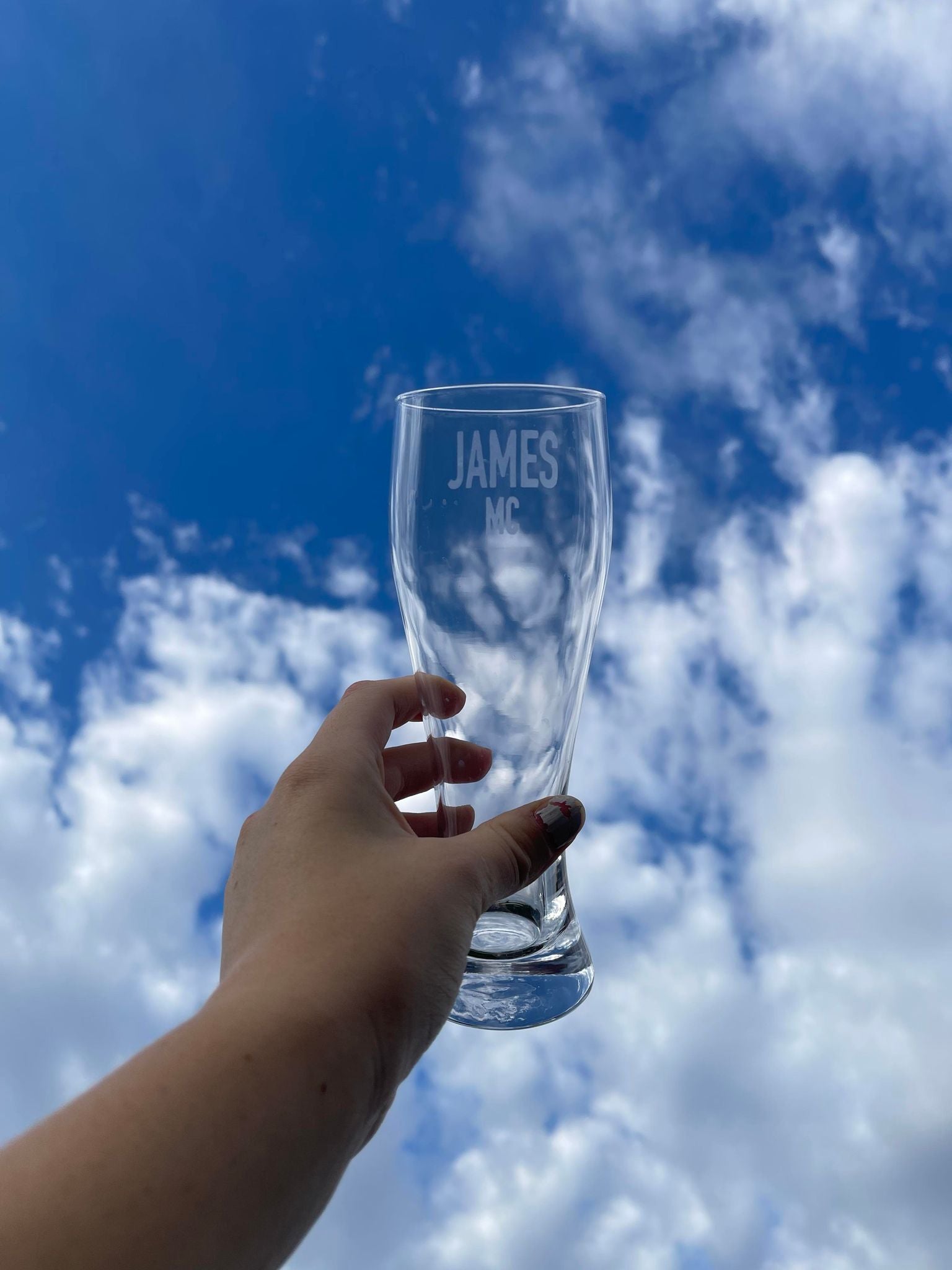Personalised Beer Glass