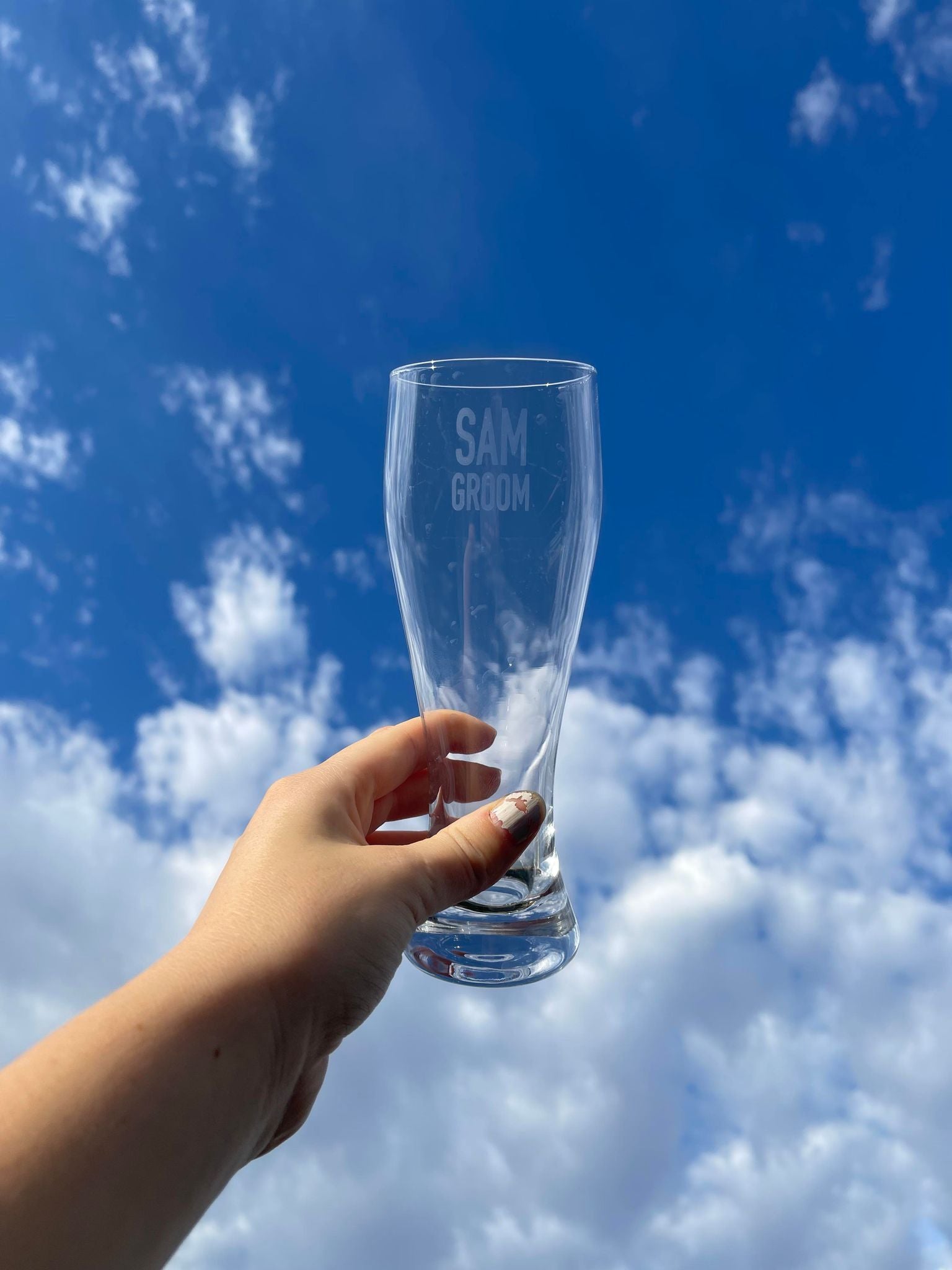 Personalised Beer Glass