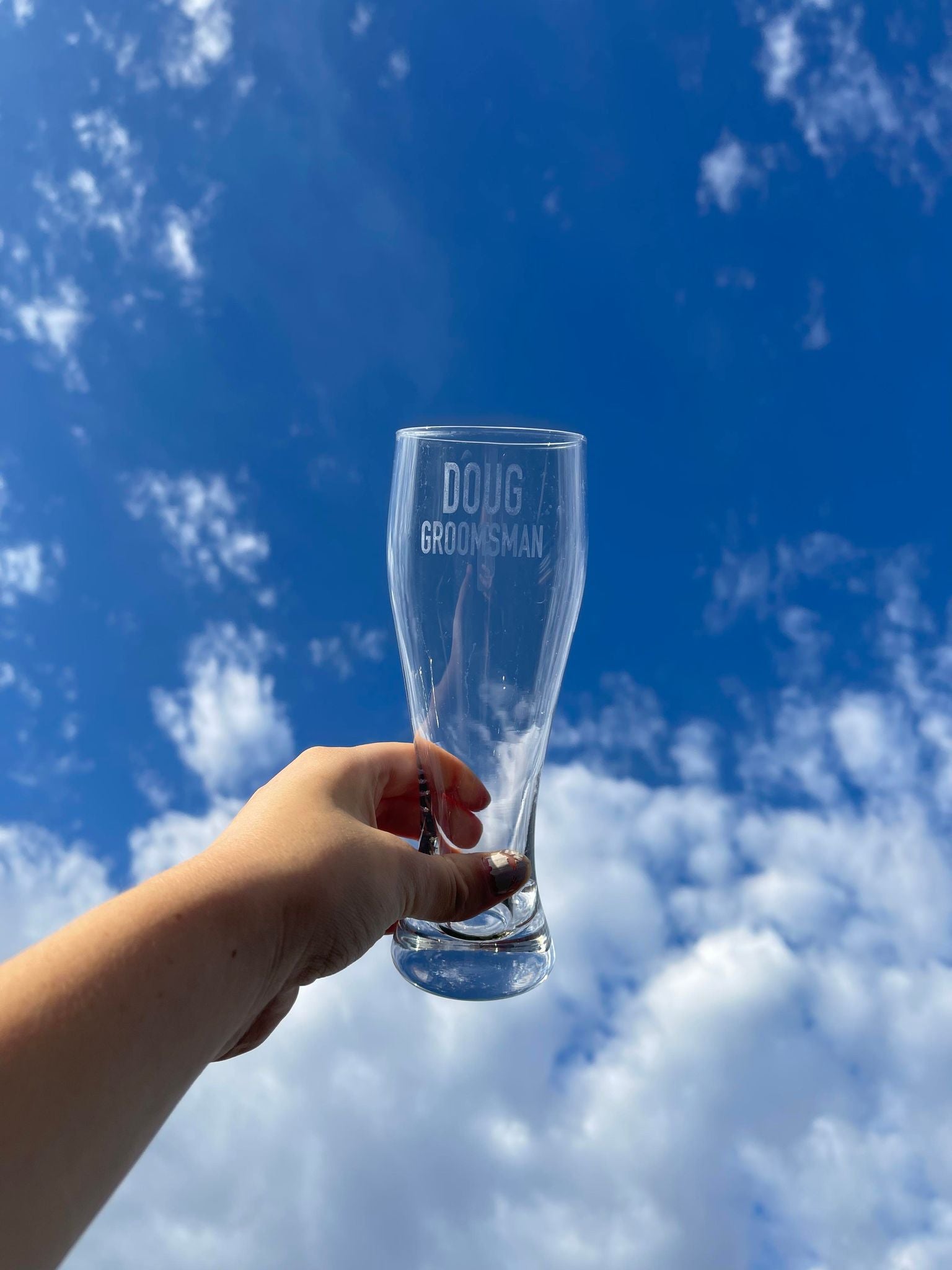 Personalised Beer Glass
