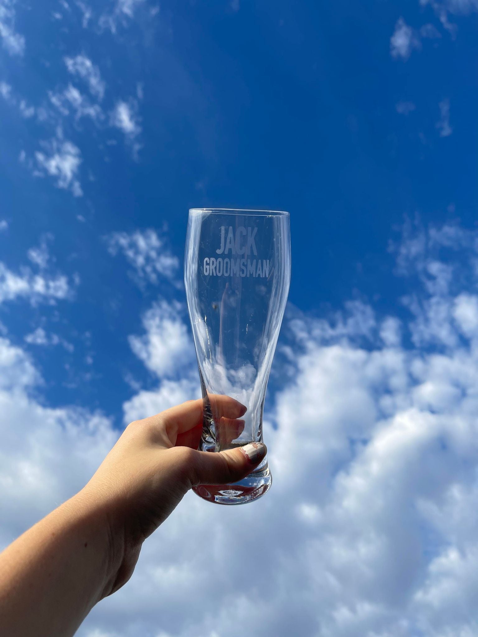 Personalised Beer Glass