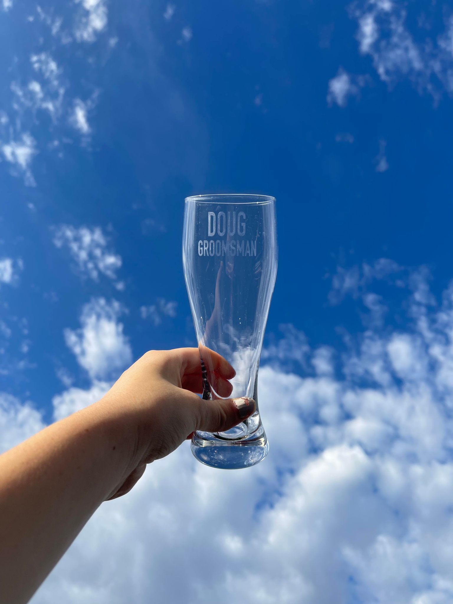 Personalised Beer Glass