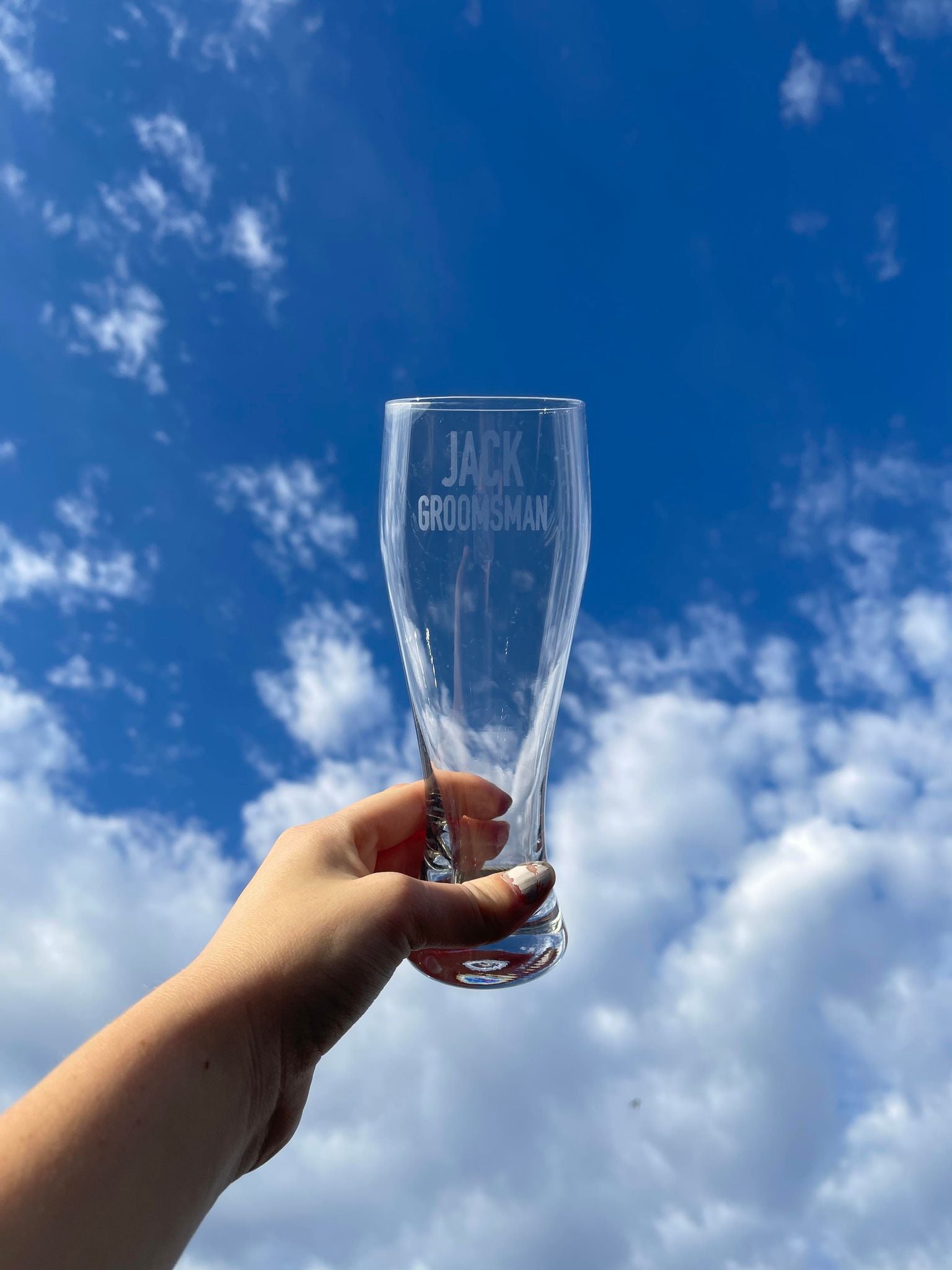 Personalised Beer Glass
