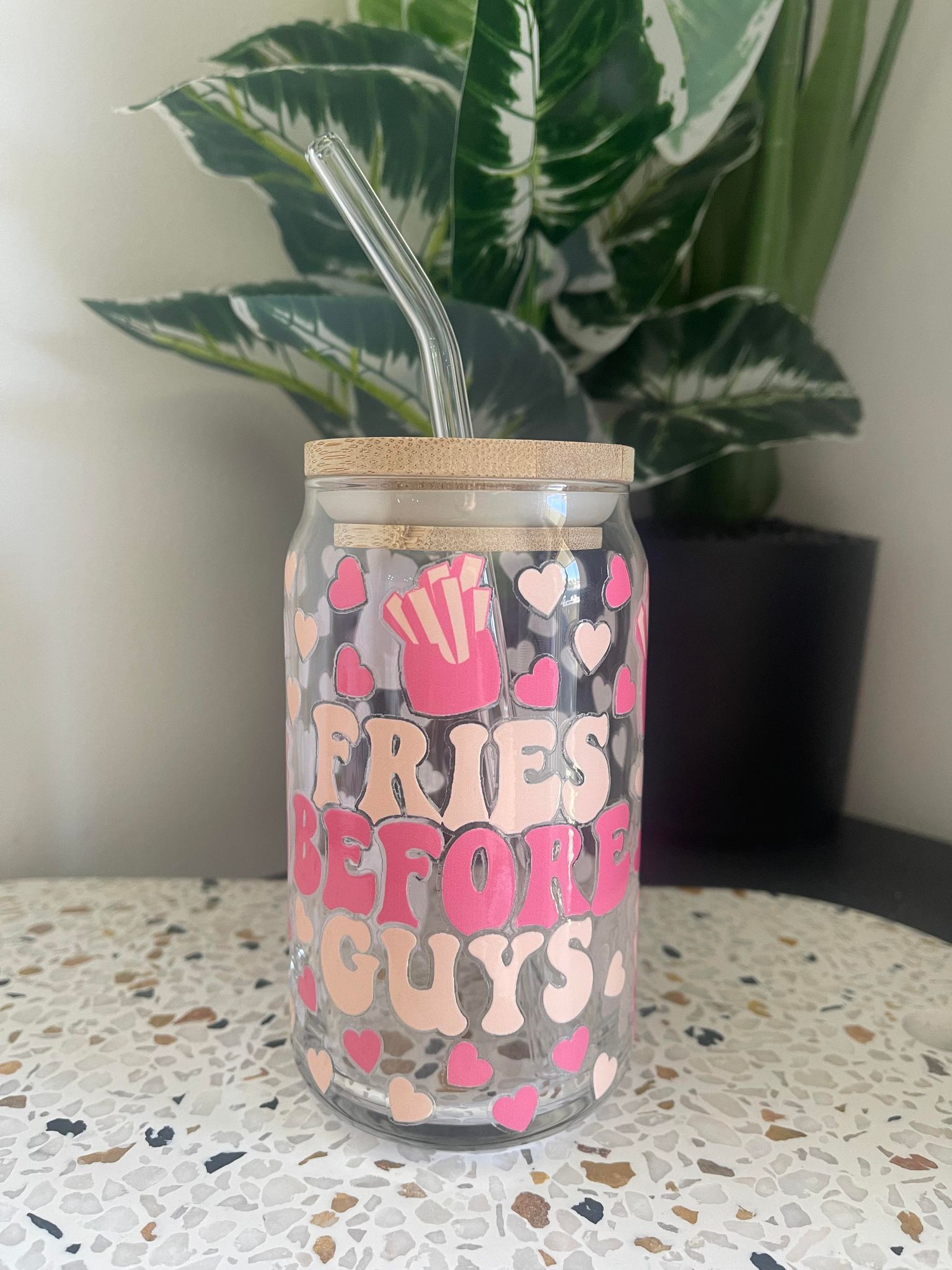 Fries Before Guys Libbey Glass