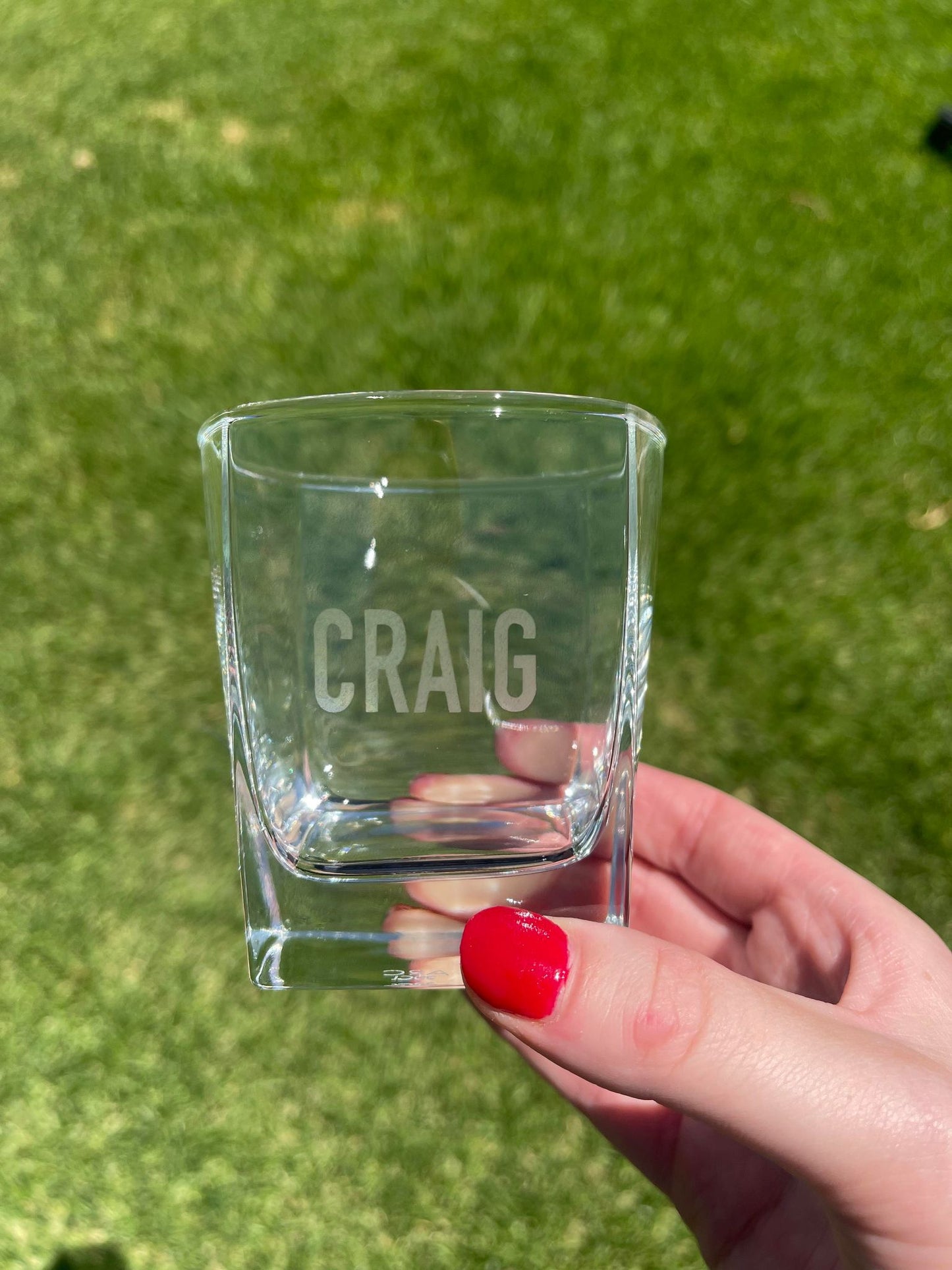 Personalised Whiskey Glass