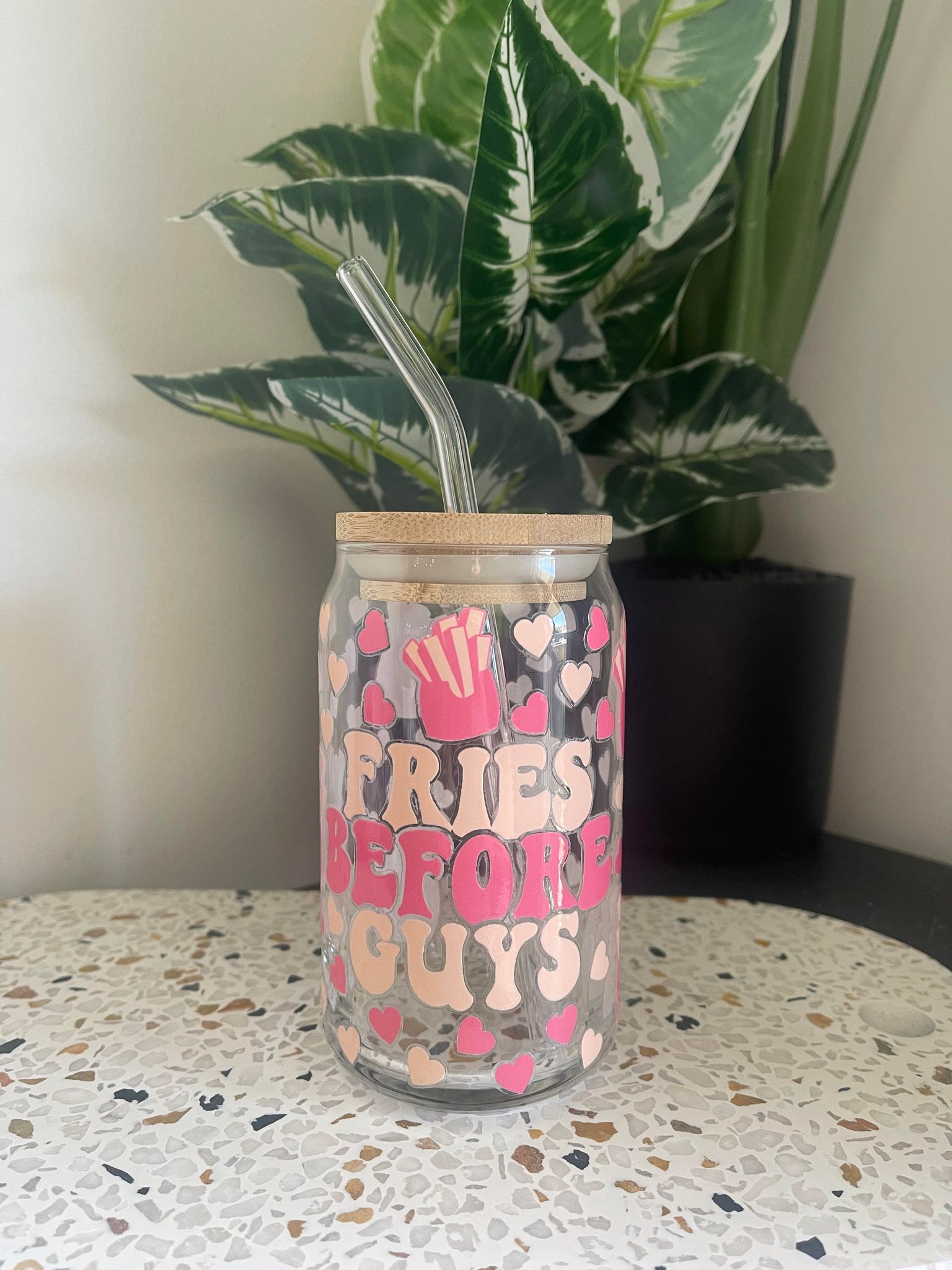 Fries Before Guys Libbey Glass
