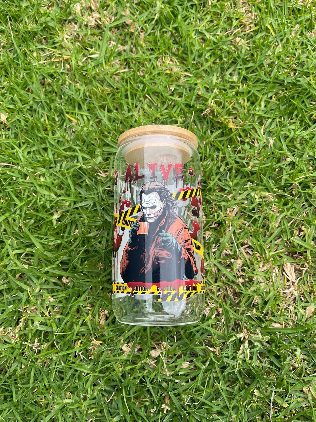 Halloween Iced Coffee Cup