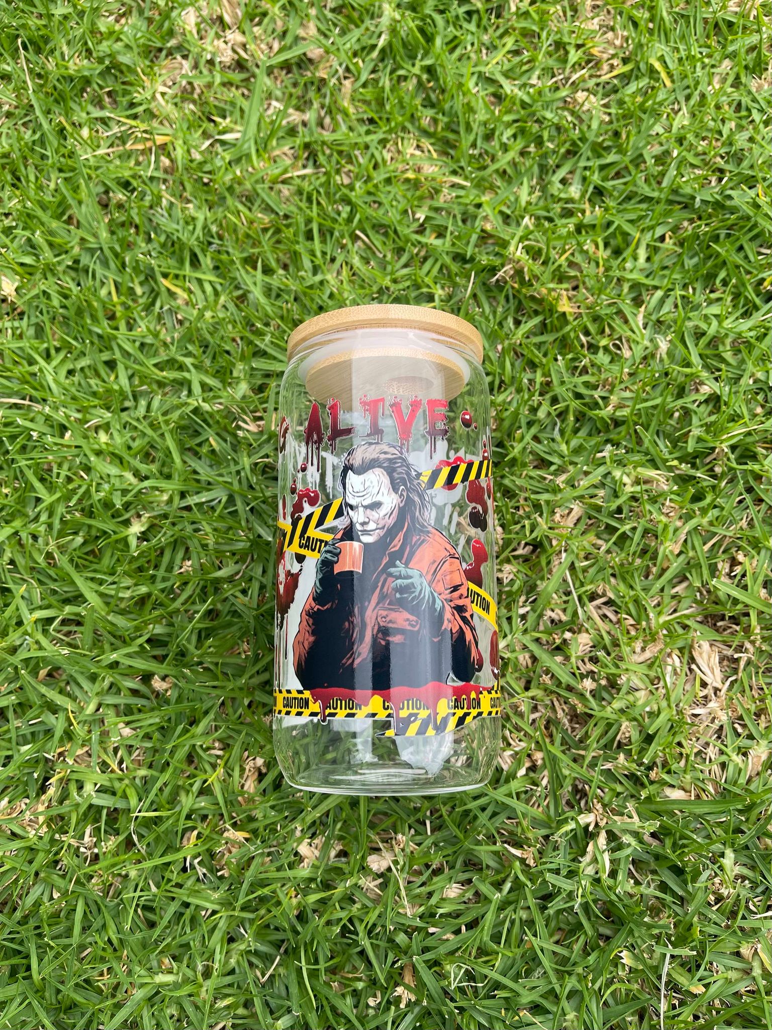 Halloween Iced Coffee Cup