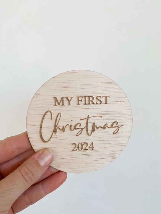 My 1st Christmas 2024 Sign