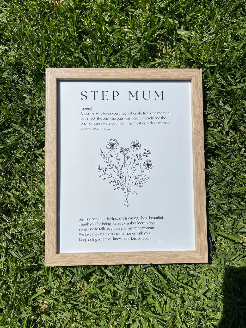 Floral Definition Frames - Personalised