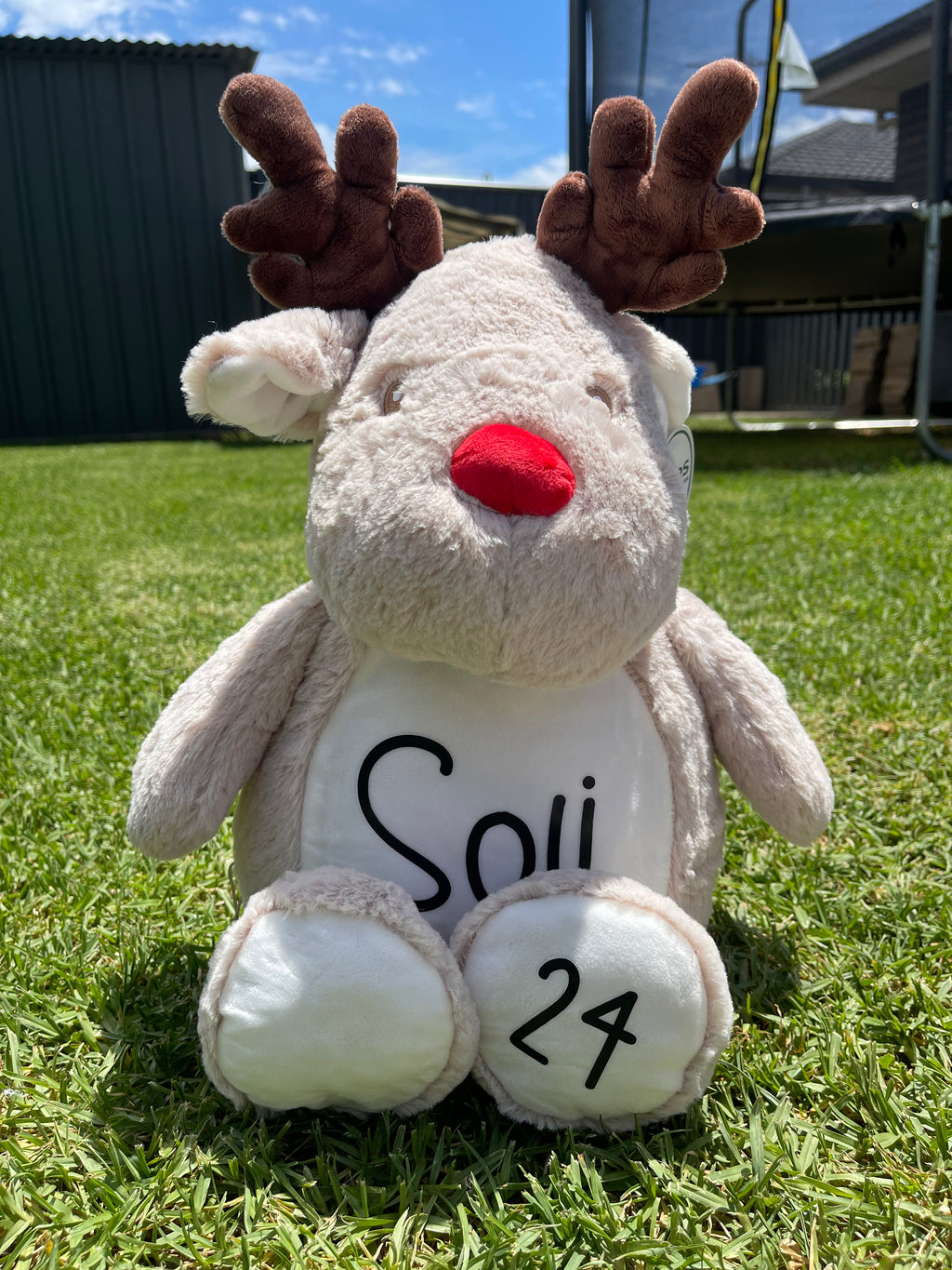 Personalised Plush Reindeer
