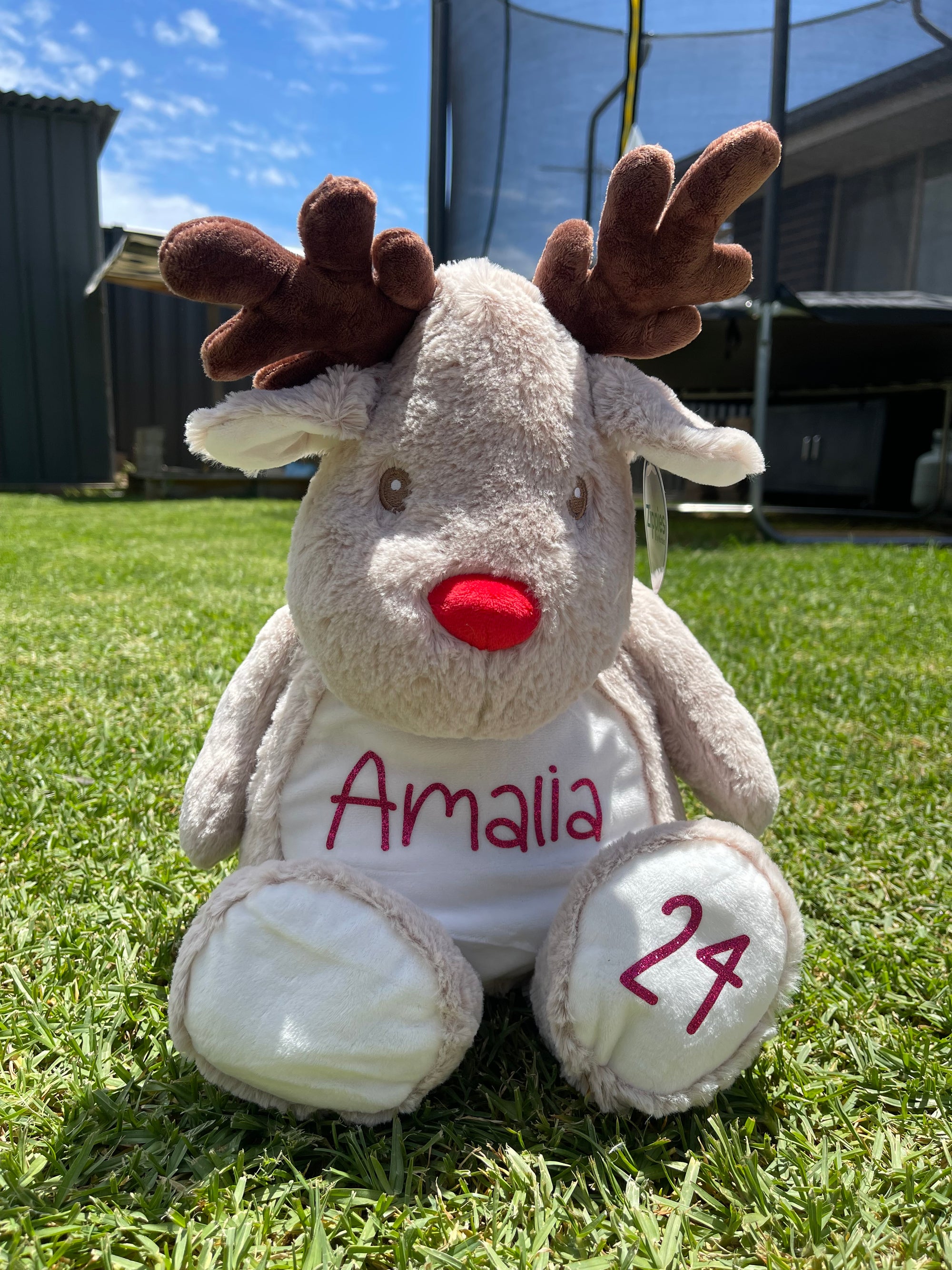 Personalised Plush Reindeer
