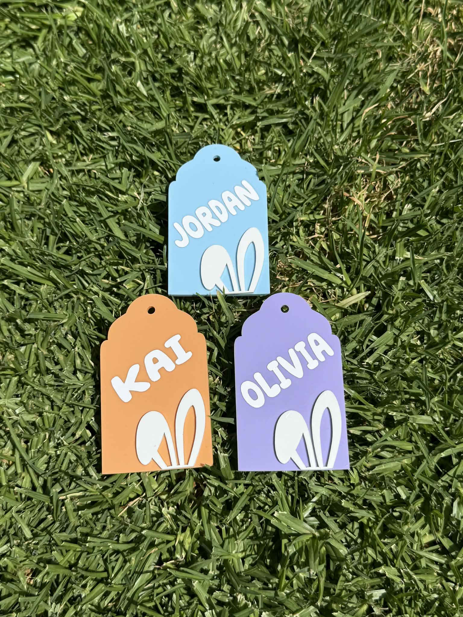 Personalised Easter Bunny Tag