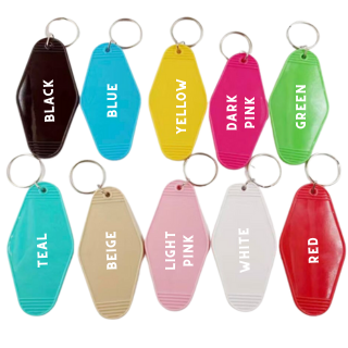 Smiley Face - Motel Keychain