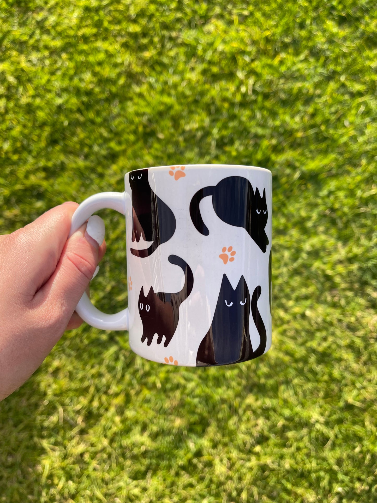 Black cat Mug (IMPERFECT)