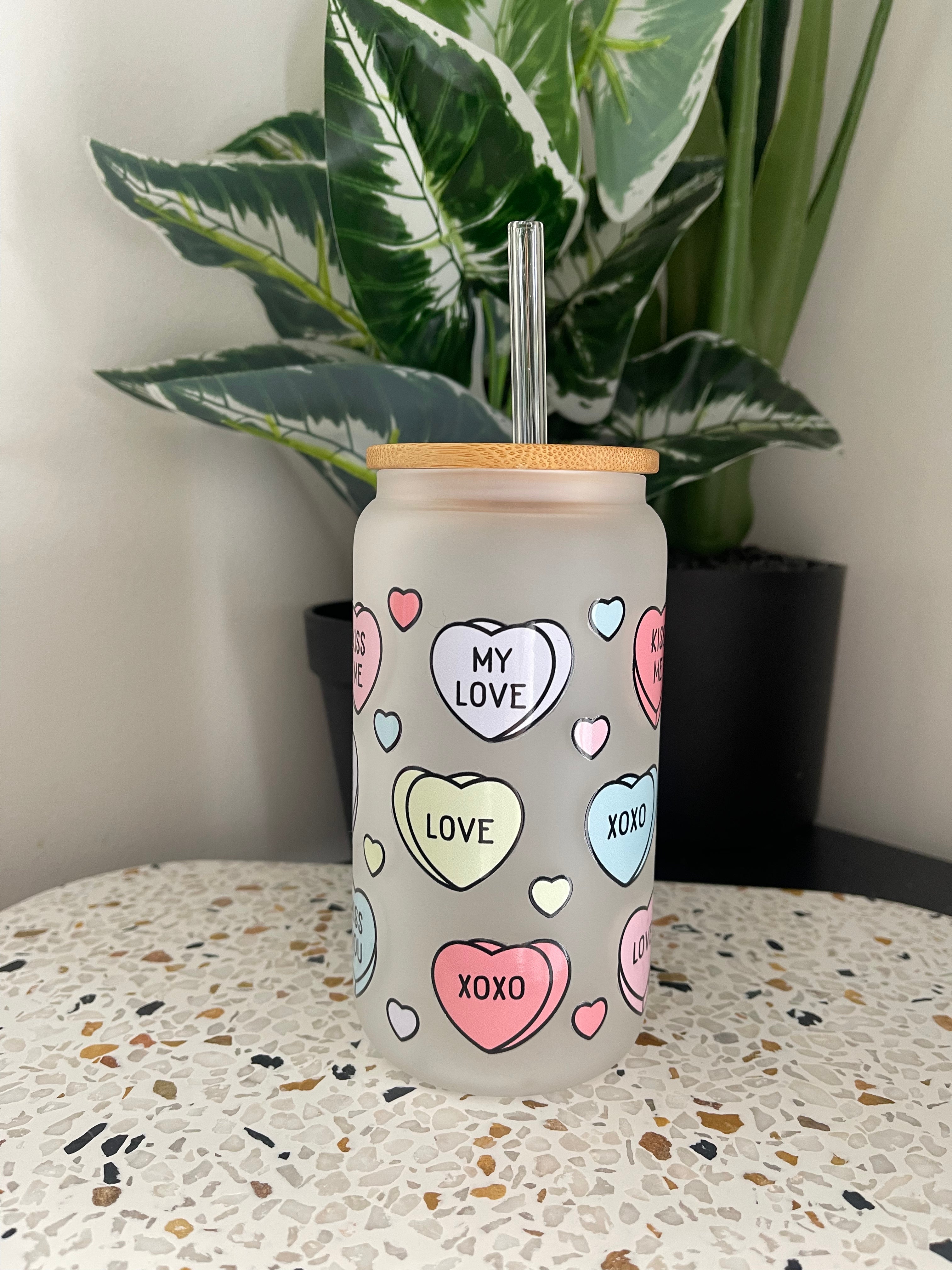 Kind Hearts Libbey Glass