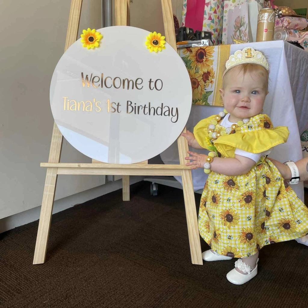 Acrylic Circle Sign - BUY