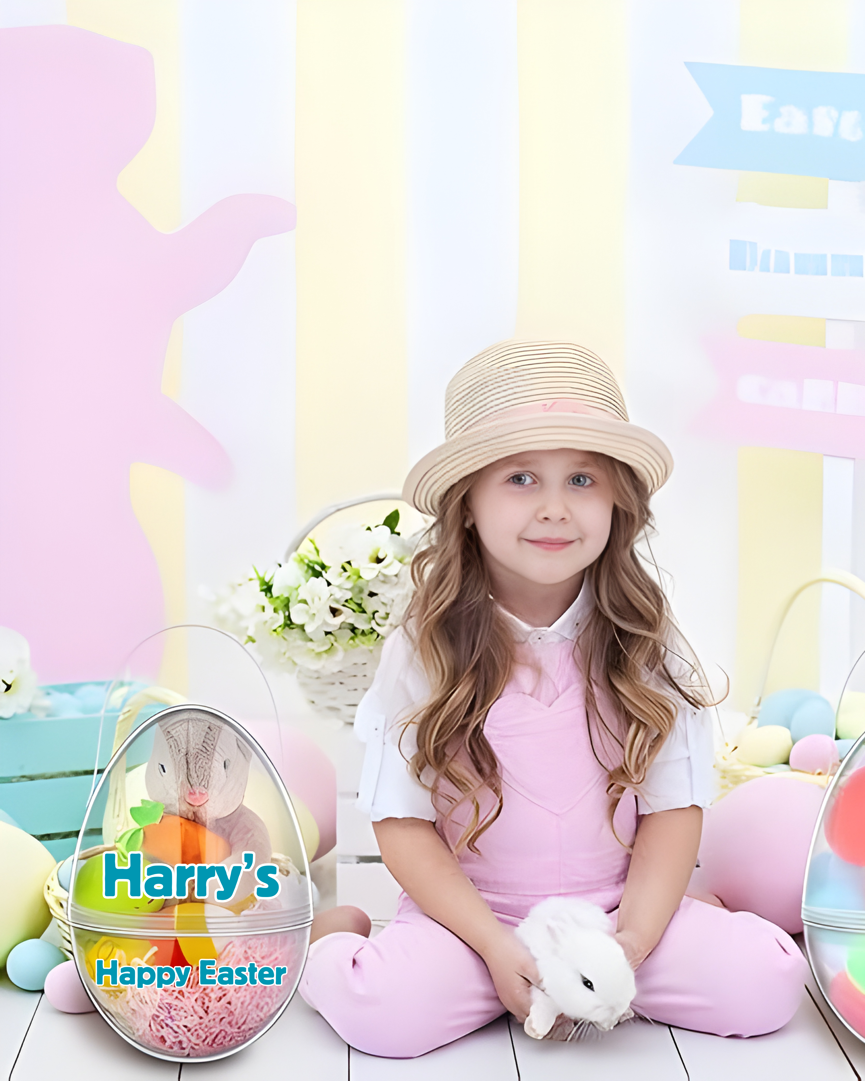 Personalised Fillable Egg- Large