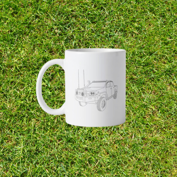 Custom Line Art Mug