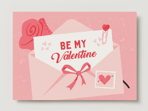 Valentines Day Card - Be My Valentine